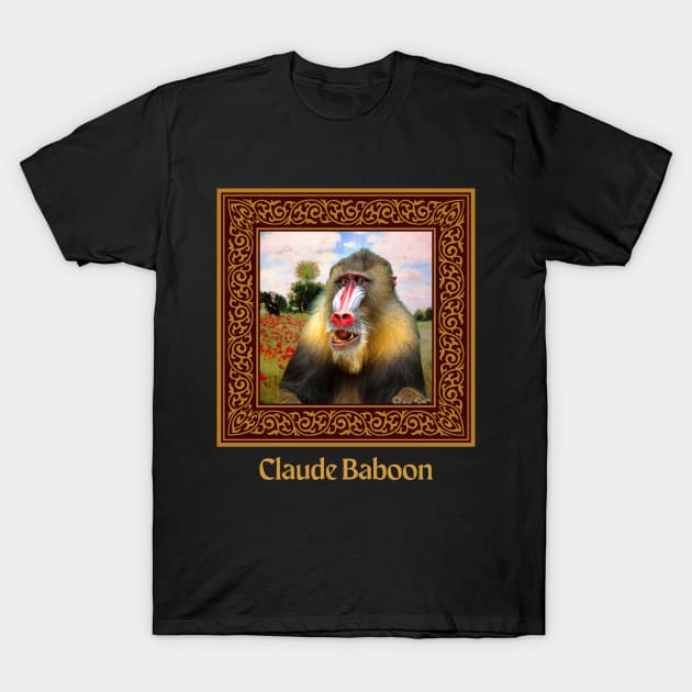 Claude Baboon T-Shirt by Artsy Y'all